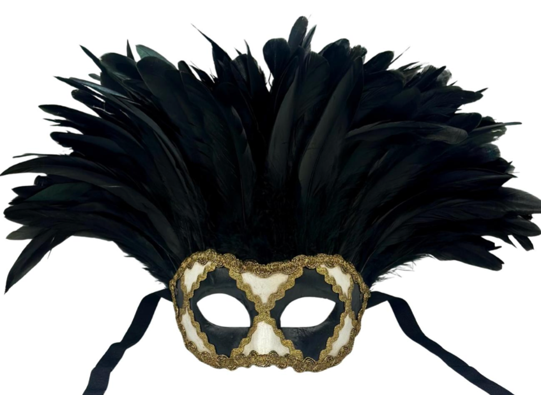 feather masks